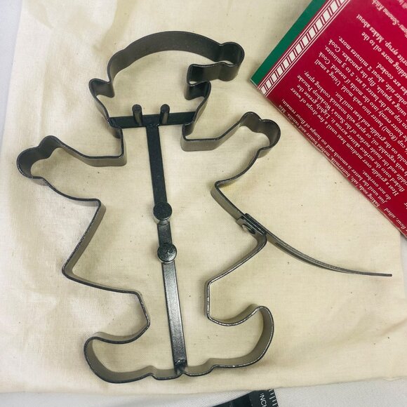 Set Of 3 Pancake Molds Snowman Gingerbread Man Snowflake Metal Holiday Breakfast - Picture 8 of 11